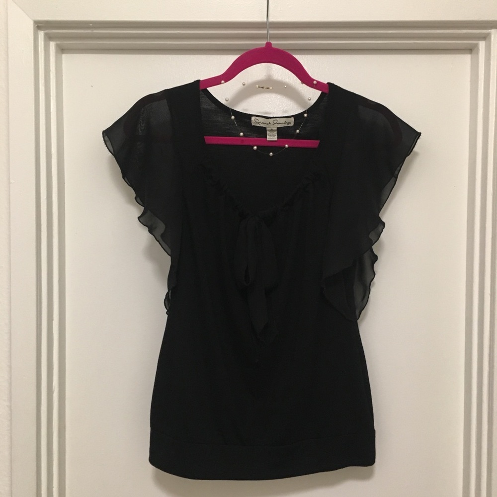 Top Classic Vintage Basic Black - image 1